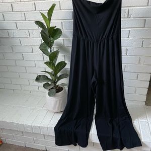 American Rag Size S Strapless Wide-leg Jumpsuit